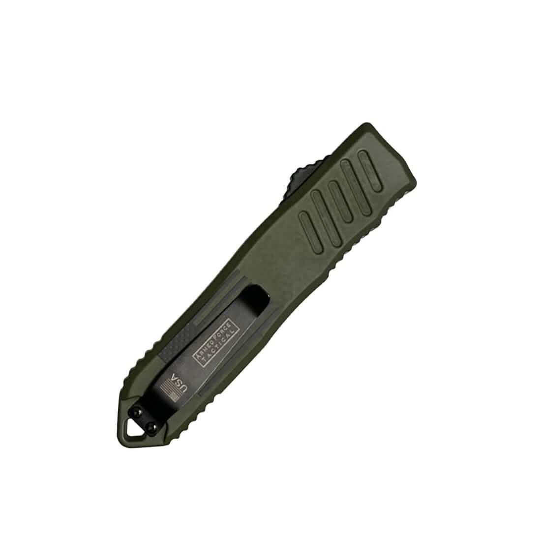2-Pack: 5.5" Automatic OTF Knife w/ Half Serrated Dagger Blade