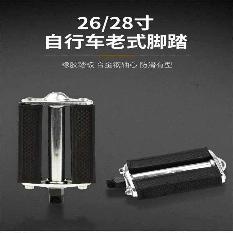 Vintage Old Style Bicycle Pedal, Traditional Retro Universal Tricycle, 26 Inch, 28 Inch