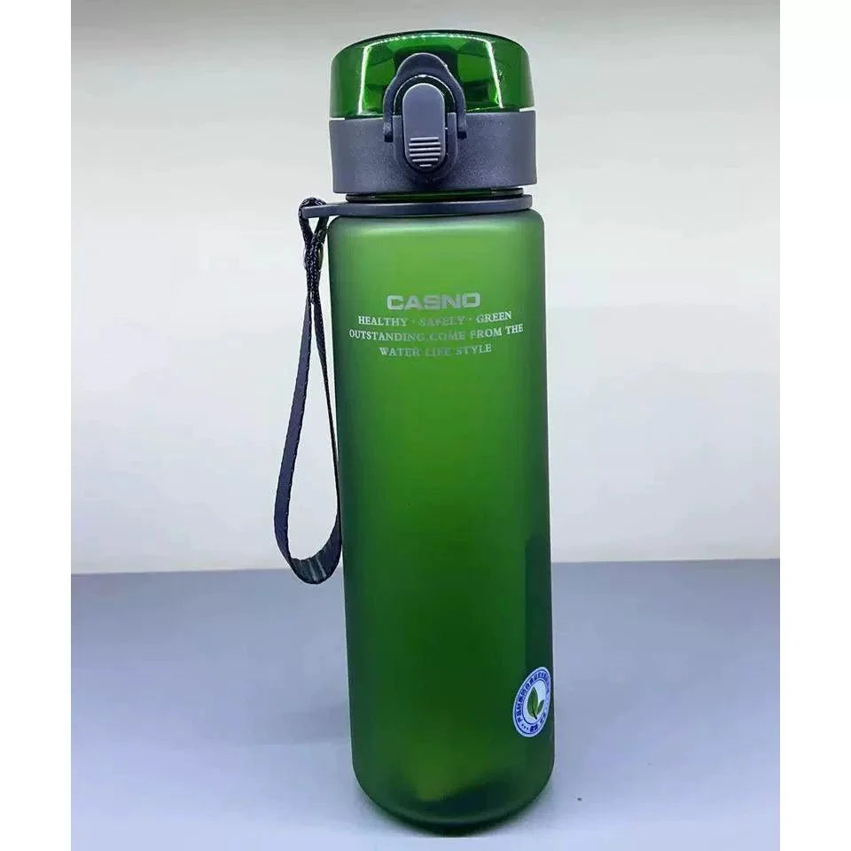 Casino Frosted Sports Water Bottle Plastic Portable Bottle With Lid For Men And Women