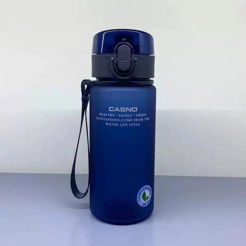 Casino Frosted Sports Water Bottle Plastic Portable Bottle With Lid For Men And Women