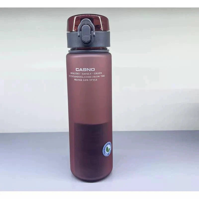 Casino Frosted Sports Water Bottle Plastic Portable Bottle With Lid For Men And Women