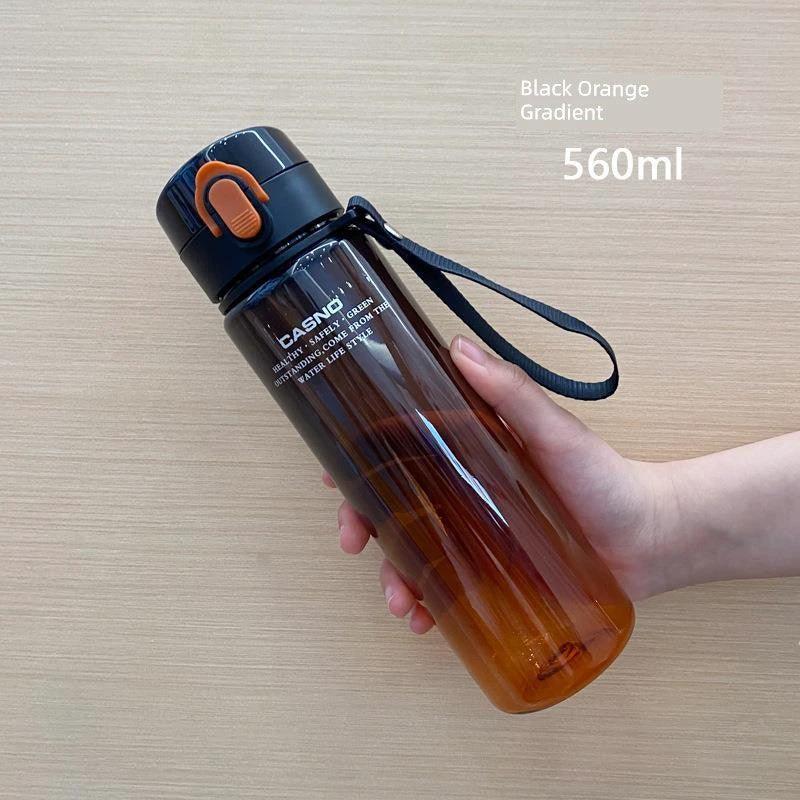 Casino Frosted Sports Water Bottle Plastic Portable Bottle With Lid For Men And Women