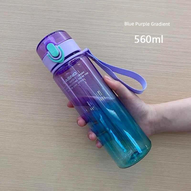 Casino Frosted Sports Water Bottle Plastic Portable Bottle With Lid For Men And Women