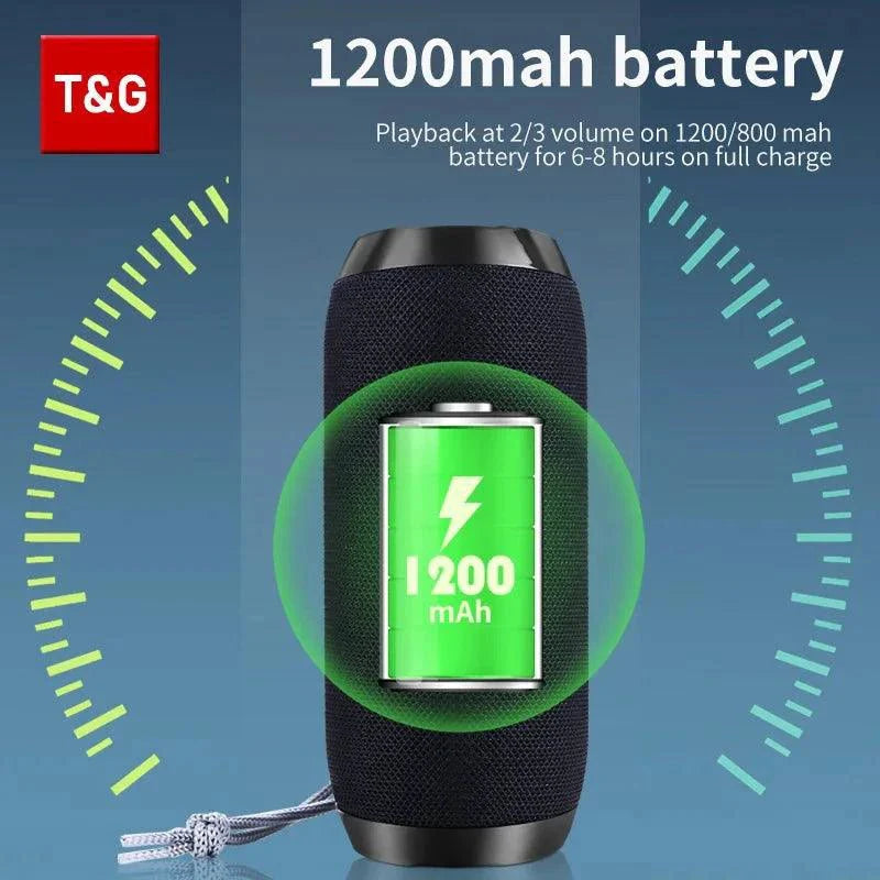 TG117 Bluetooth Speaker - Portable Waterproof TWS Outdoor Speaker