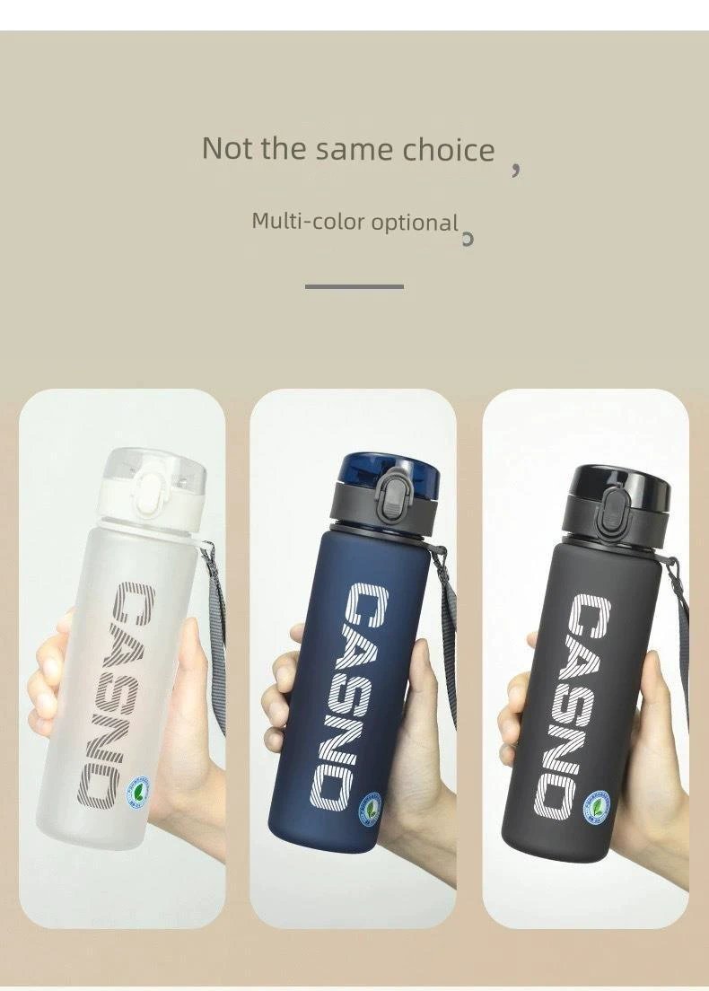 Casino Frosted Sports Water Bottle Plastic Portable Bottle With Lid For Men And Women