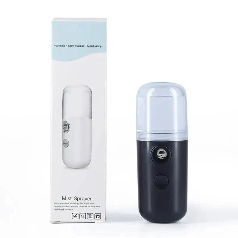 RadiantGlow Nano Mist Facial Sprayer - Hydrating, Ultrasonic Beauty Instrument for Flawless Skin