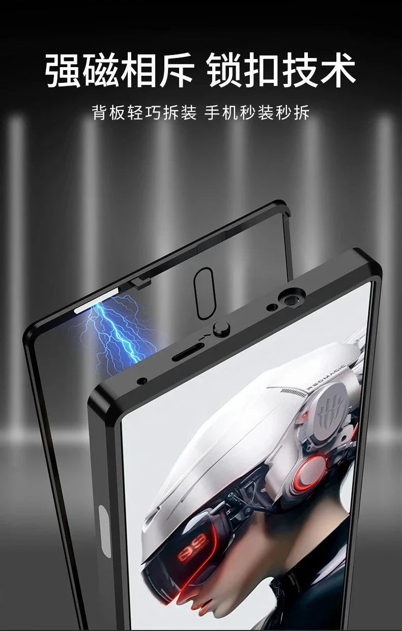 RedMagic Transparent Acrylic Case for 9S Pro - Sleek Metal Frame & Ultimate Protection