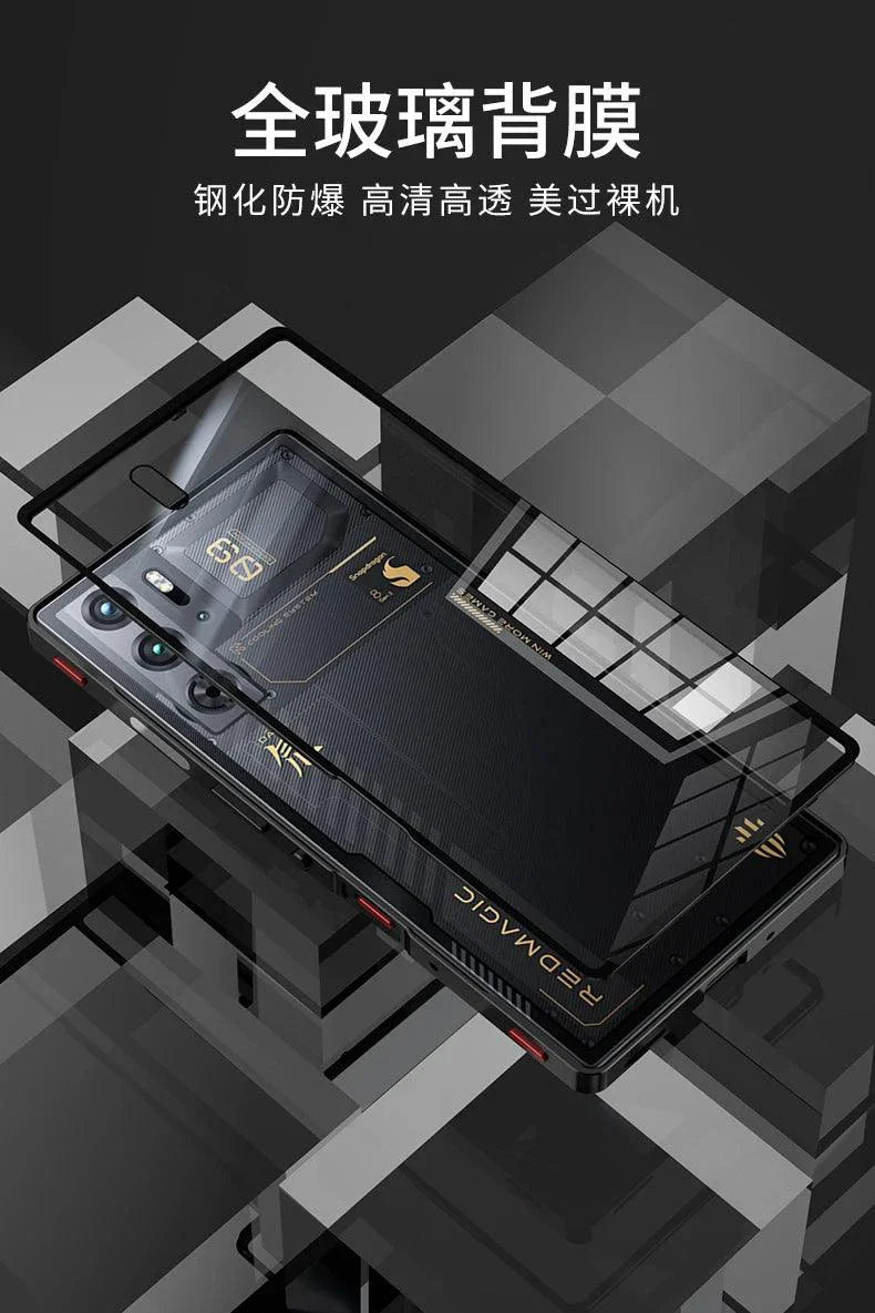 RedMagic Transparent Acrylic Case for 9S Pro - Sleek Metal Frame & Ultimate Protection