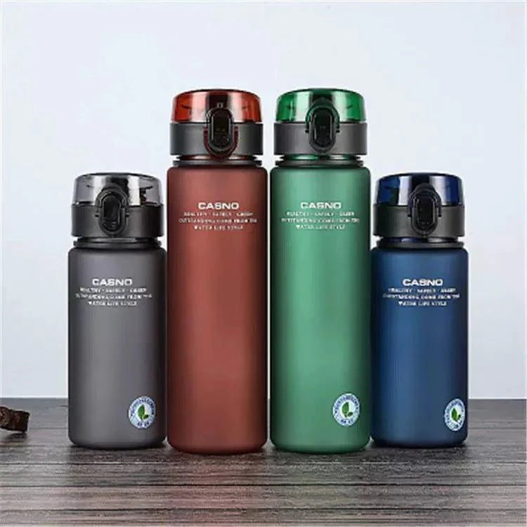 Casino Frosted Sports Water Bottle Plastic Portable Bottle With Lid For Men And Women