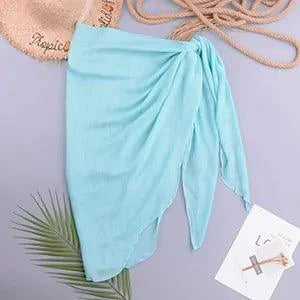 LuxeWave Chiffon Beach Wrap | Effortless Chic & Versatile Cover-Up for All-Day Style