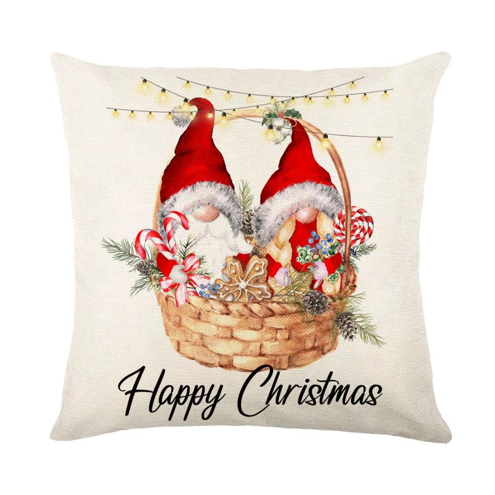 Mandotos Christmas Pillow Covers Snowflake Stamping