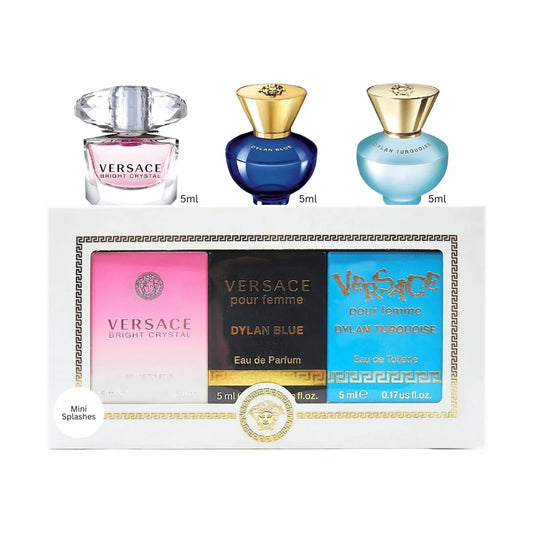 Versace Women's Mini Trio: Dylan Fragrances & Bright Crystal