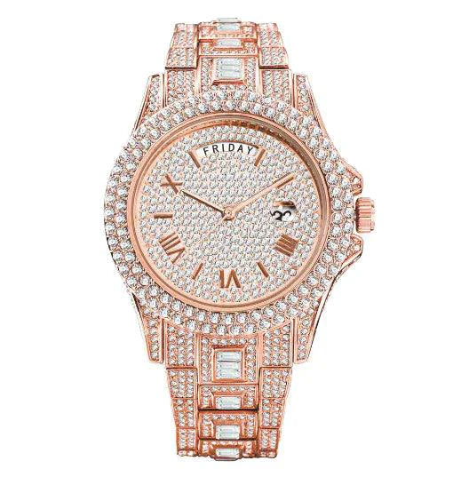 Gentlemen's Gold Luxe Watch
