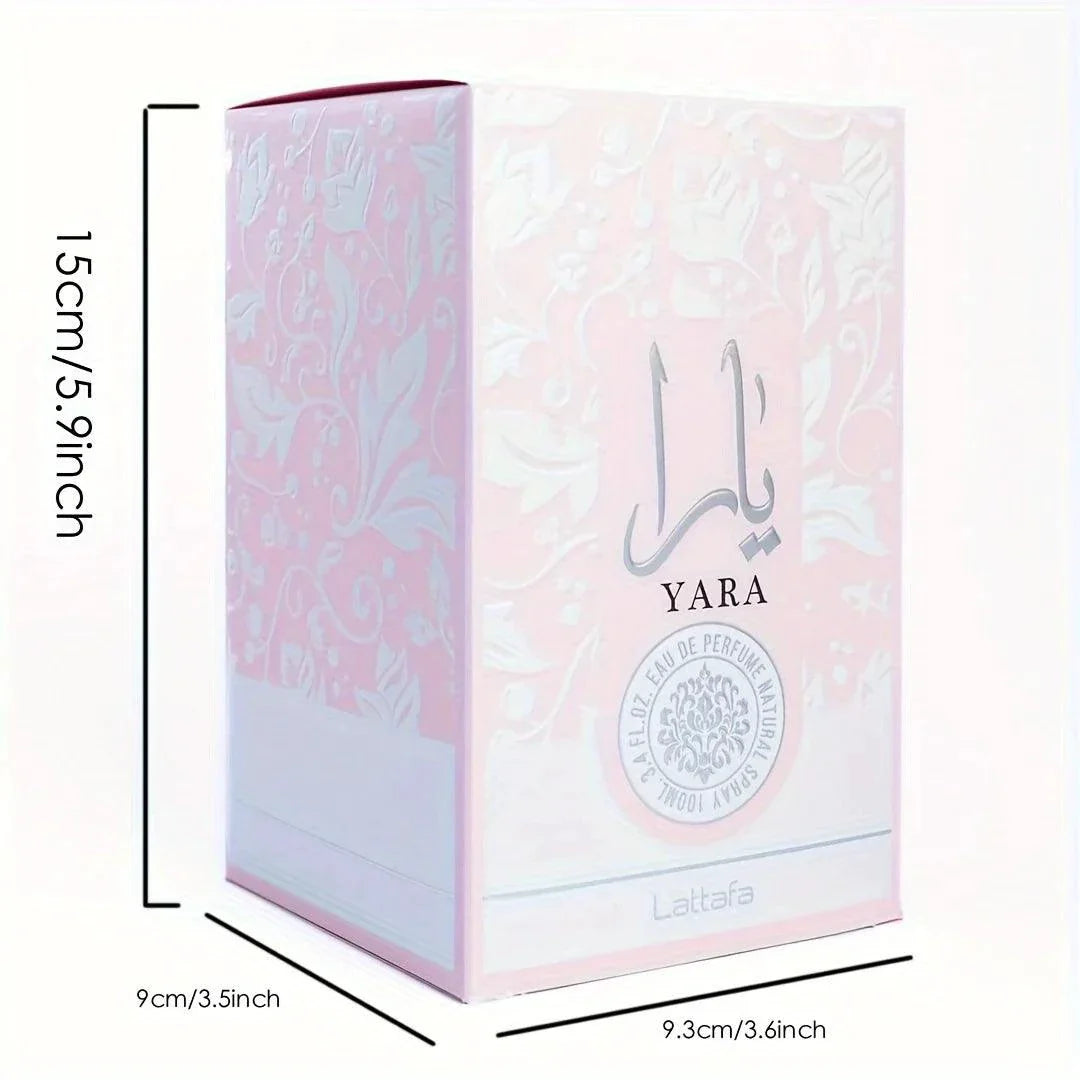 LATTAFA Yara Eau de Toilette for Women - Long-Lasting 3.4 FL OZ Fragrance