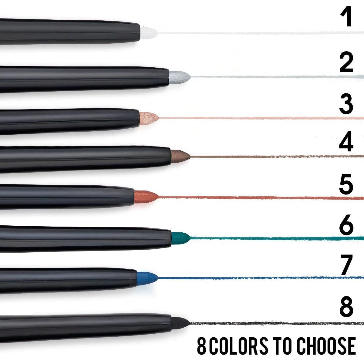 PHOFAY Colorful Waterproof Eyeliner Set - Unleash Your Creativity with Bold, Long-lasting Colors
