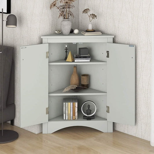Shelf Corner Locker Triangle Corner Cabinet