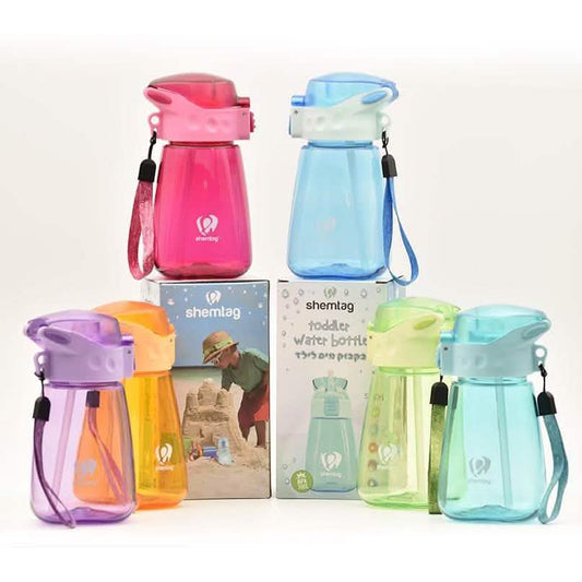 Shemtag Toddler Water Bottle with Straw and Lid