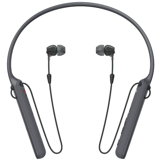Sony - C400 Wireless Behind-Neck in Ear Headphone - Black (Refurbished)