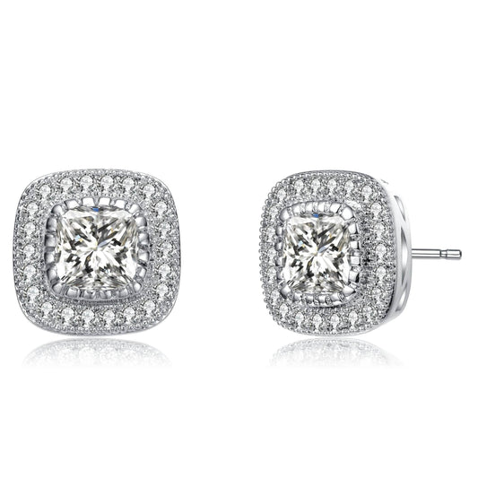 Square Stud Earrings