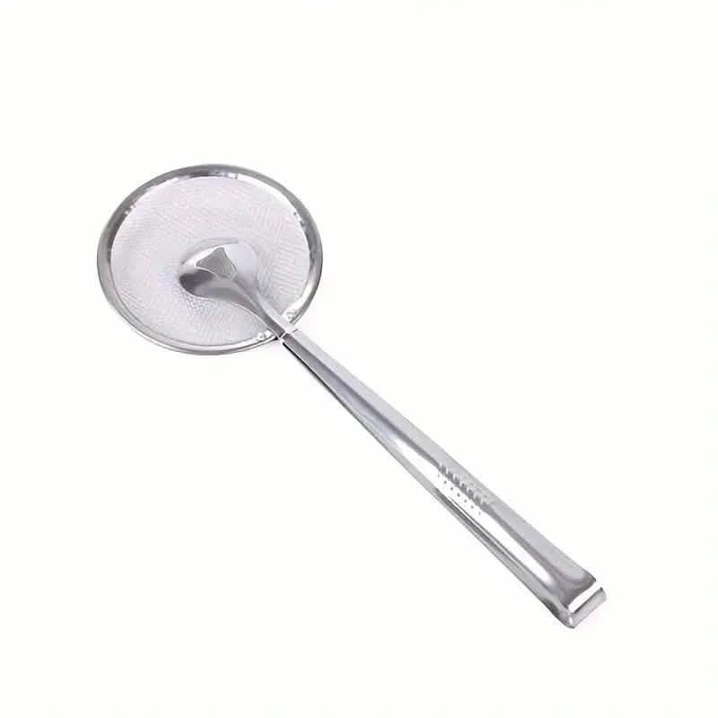 Stainless Steel Kitchen Strainer Tongs - High-Temperature Resistant