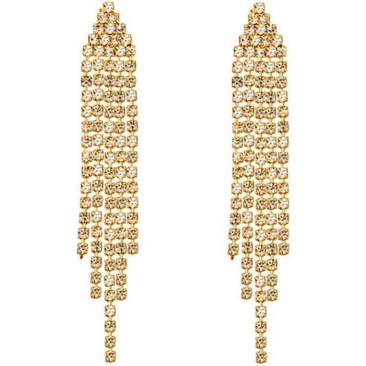 Tassel Linear Drop Earrings