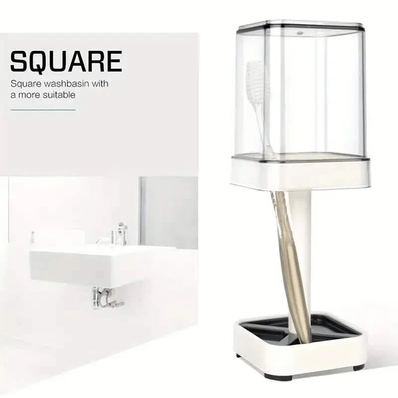 Toothbrush Holder With Gargle Cup