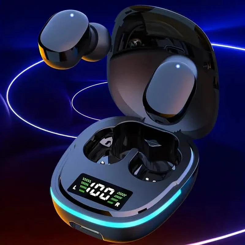 TWS V5.3 True Wireless Earbuds with RGB Charging Case
