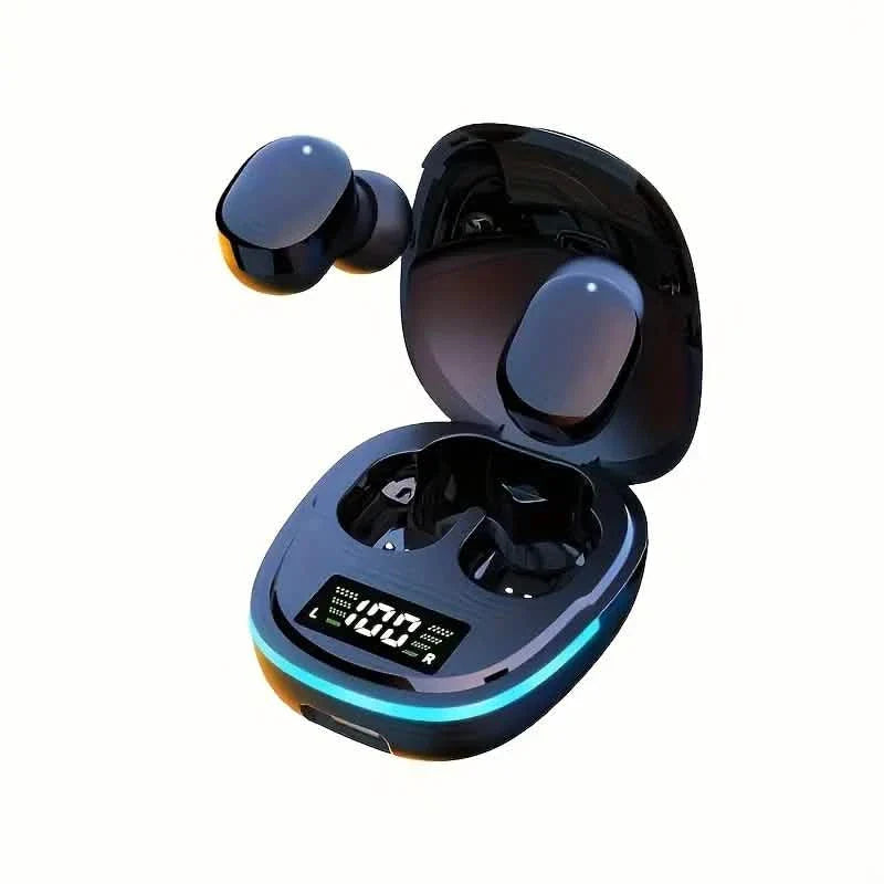 TWS V5.3 True Wireless Earbuds with RGB Charging Case