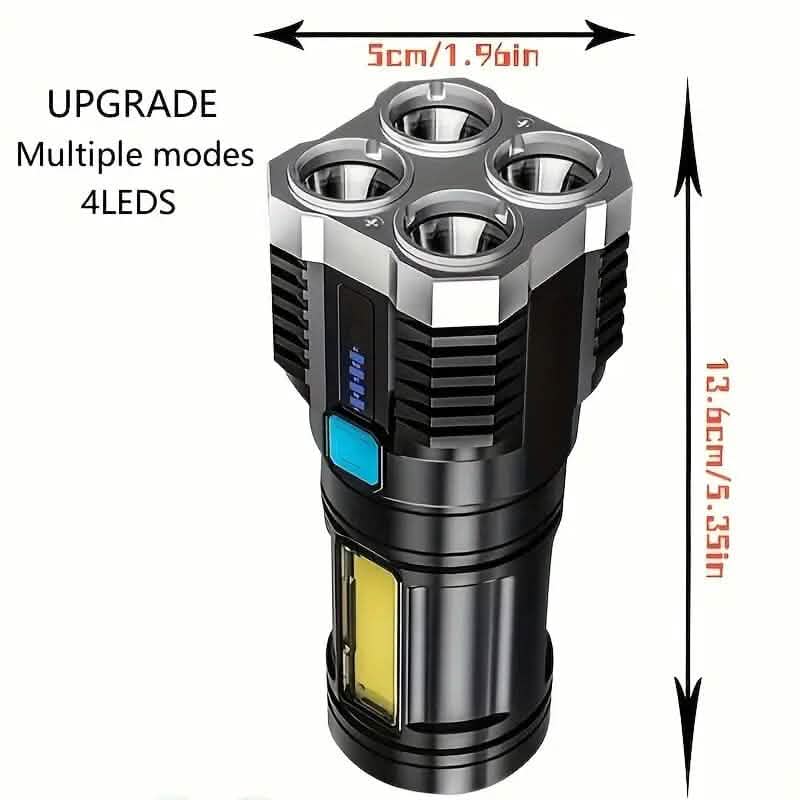Ultra-Bright USB Rechargeable LED Flashlight