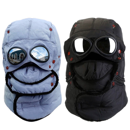 Unisex Thermal Winter Goggles Hat