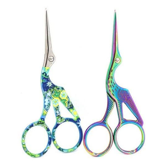 Vintage Style Stork Crane Scissors