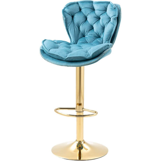 Vintage Swivel Velvet Bar Stools