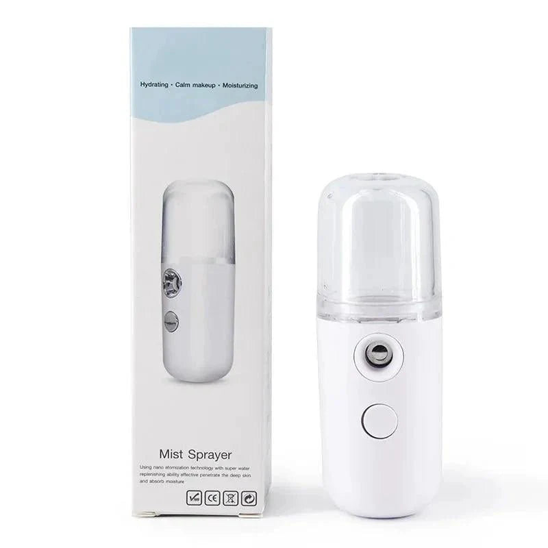 RadiantGlow Nano Mist Facial Sprayer - Hydrating, Ultrasonic Beauty Instrument for Flawless Skin
