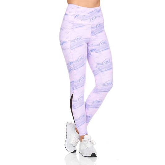 Women's Active High Rise Printed Leggings With Pockets