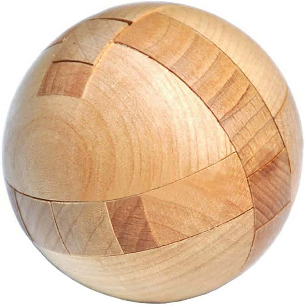 Wooden Puzzle Magic Ball Brain Teasers Toy Intelligence Game