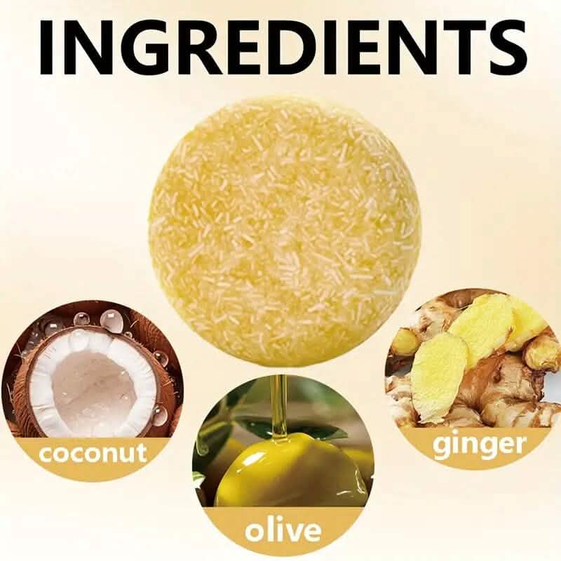 Xioimy Ginger Shampoo Bar 2.116oz